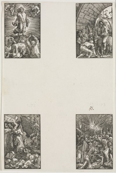 Menneskets fald og forløsning, ca. 1515. af Albrecht Altdorfer