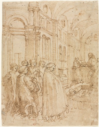 Sankt Stefans begravelse af Albrecht Altdorfer