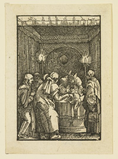 Ypperstepræsten nægter at ofre Joachim af Albrecht Altdorfer