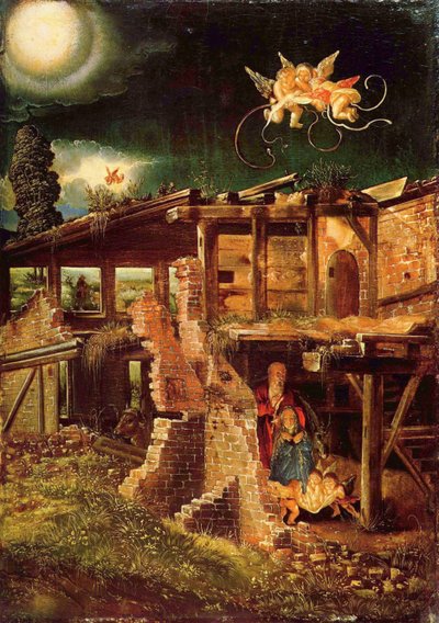 Den hellige nat Kristi fødsel, ca. 1513 af Albrecht Altdorfer