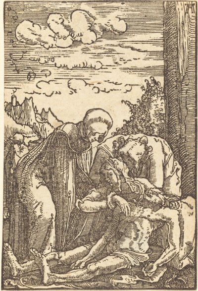 Kristi klagesang af Albrecht Altdorfer