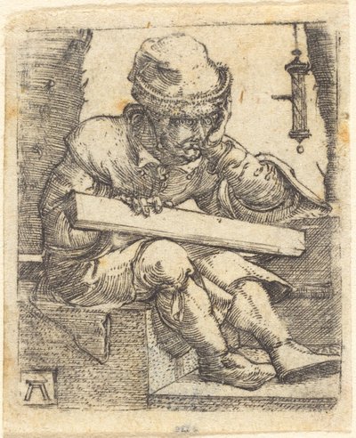 Den eftertænksomme tømrer af Albrecht Altdorfer