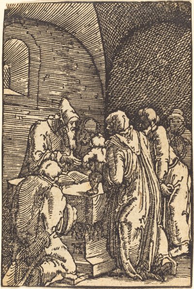 Præsentationen af Kristus i templet af Albrecht Altdorfer
