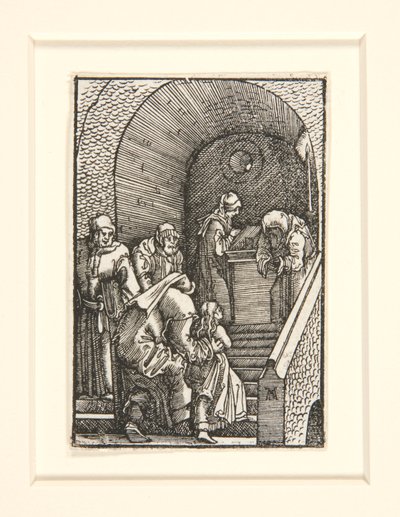 Præsentationen af jomfruen, fra menneskets fald og forløsning af Albrecht Altdorfer