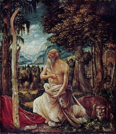Den angrende Sankt Hieronymus, 1507 af Albrecht Altdorfer