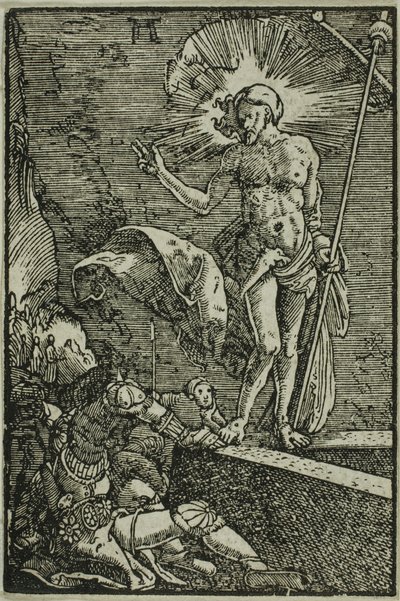 Opstandelsen, fra Menneskets Fald og Forløsning af Albrecht Altdorfer