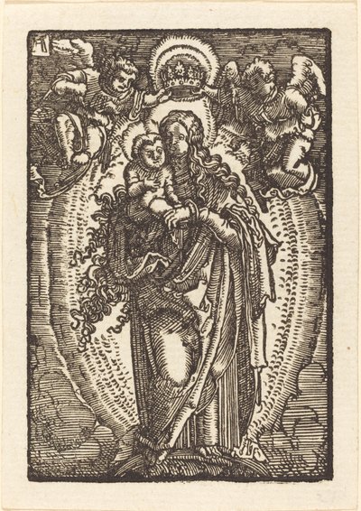 Jomfruen som himlens dronning af Albrecht Altdorfer