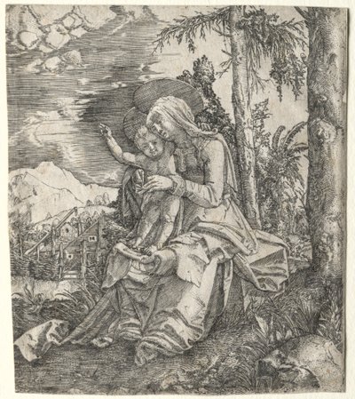 Jomfruen i et landskab, ca. 1515. af Albrecht Altdorfer