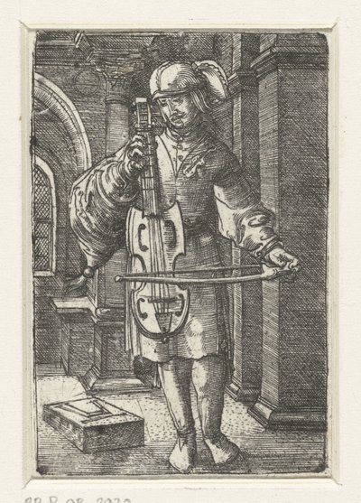 Vedelspeler af Albrecht Altdorfer