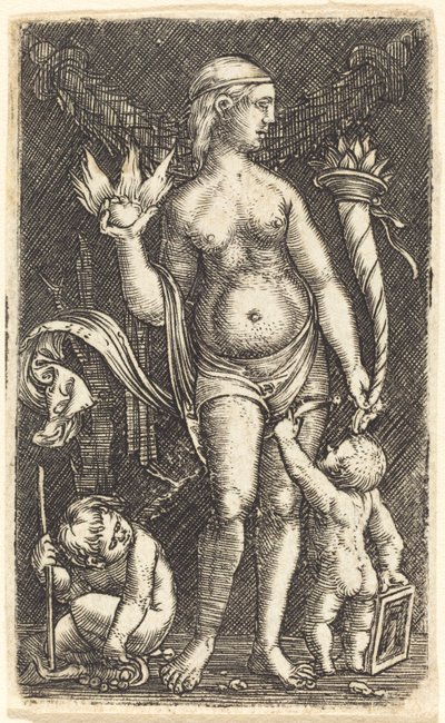 Venus og Amorer af Albrecht Altdorfer