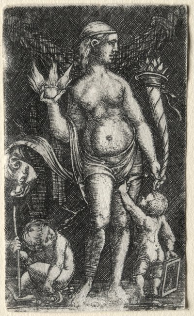 Venus mellem to amoriner, 1520. af Albrecht Altdorfer