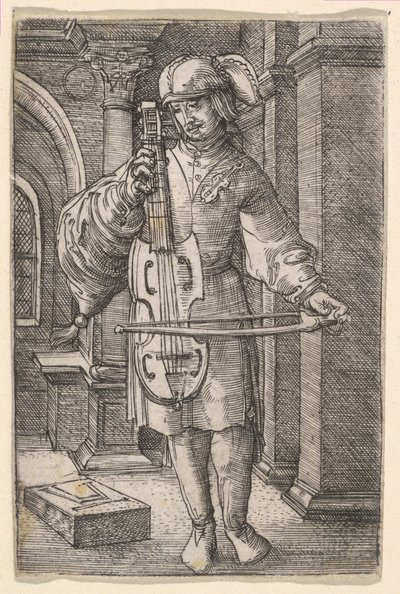 Violinspiller af Albrecht Altdorfer