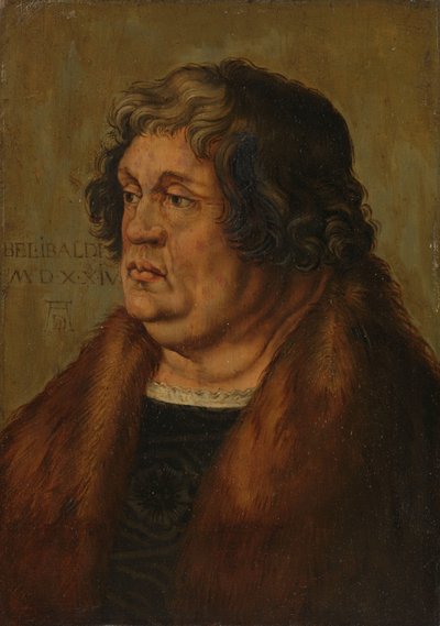 Willibald Pirkheimer (1470-1530) af Albrecht Dürer (copy after)