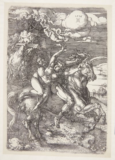 Bortførelse på en enhjørning af Albrecht Dürer