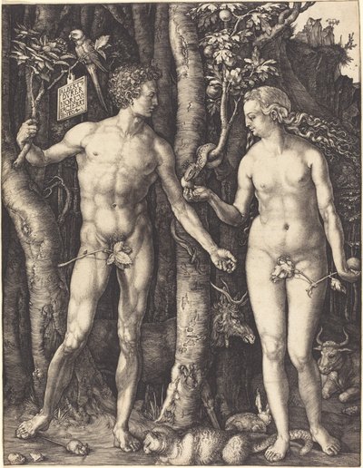 Adam og Eva af Albrecht Dürer