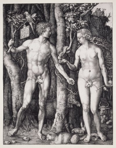 Adam og Eva af Albrecht Dürer