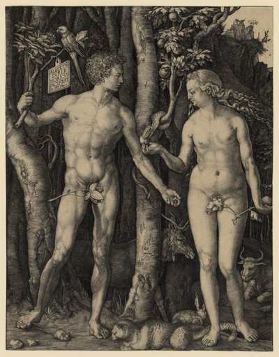 Adam og Eva af Albrecht Dürer