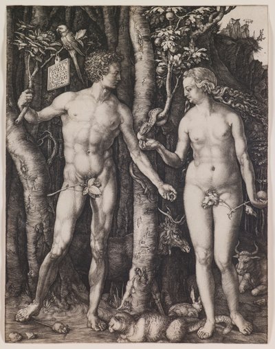 Adam og Eva af Albrecht Dürer