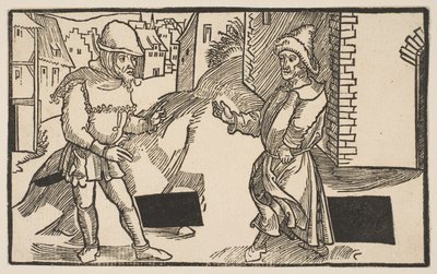 Adelphi, fra The Comedie of Terence, genoptryk fra det 19. århundrede.n.d. af Albrecht Dürer