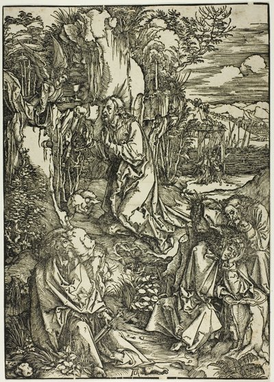 Agony in the Garden, fra The Large Passion af Albrecht Dürer