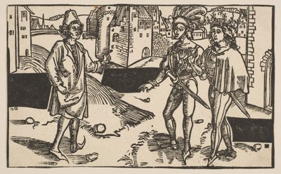 Andria, fra The Comedie of Terence, genoptryk fra det 19. århundrede.n.d. af Albrecht Dürer
