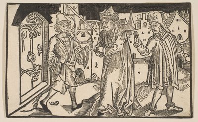 Andria, fra The Comedie of Terence, genoptryk fra det 19. århundrede.n.d. af Albrecht Dürer