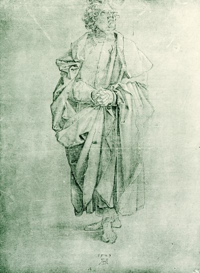 Apostelstudie af Albrecht Dürer