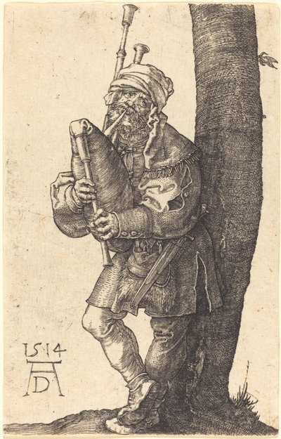 Sækkepibe af Albrecht Dürer