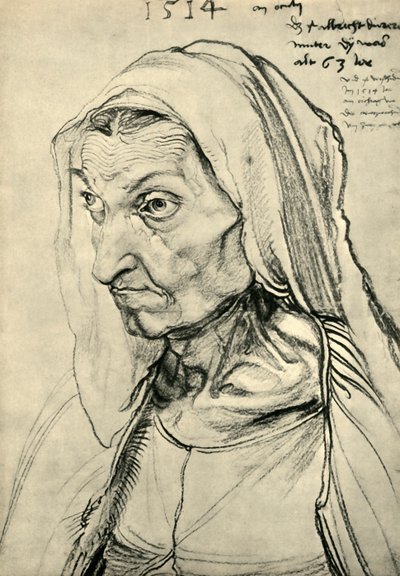 Barbara Durer, 1514, 1943. af Albrecht Dürer