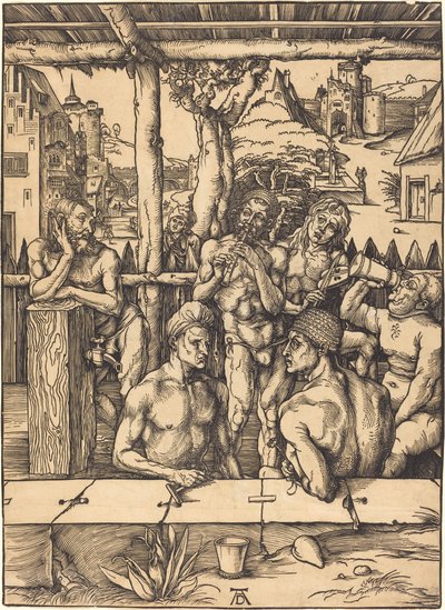 Badehus af Albrecht Dürer