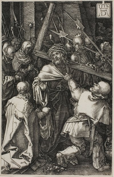 Bearing of the Cross, fra The Engraved Passion af Albrecht Dürer