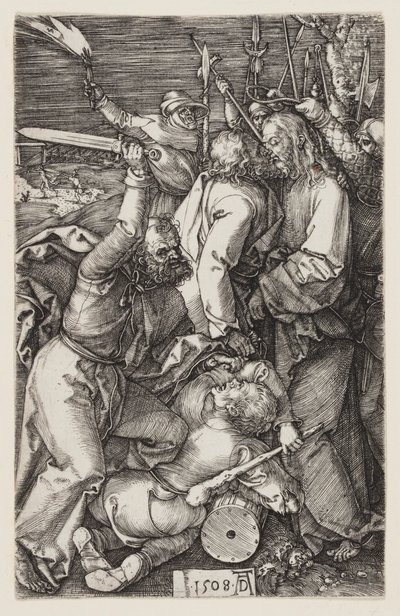 Forræderi mod Kristus, fra The Engraved Passion af Albrecht Dürer