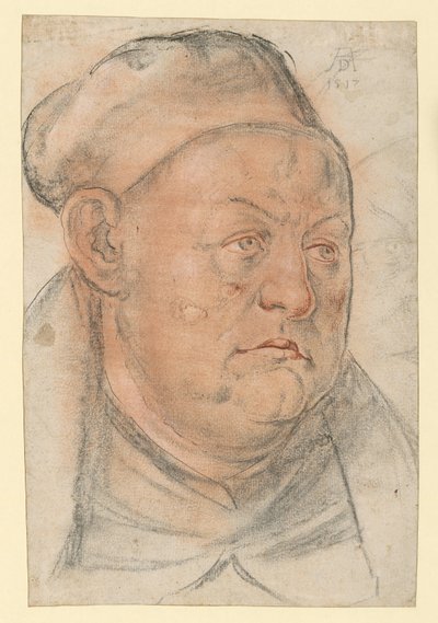 Portræt af en gejstlig (Johannes Trithemius?) af Albrecht Dürer