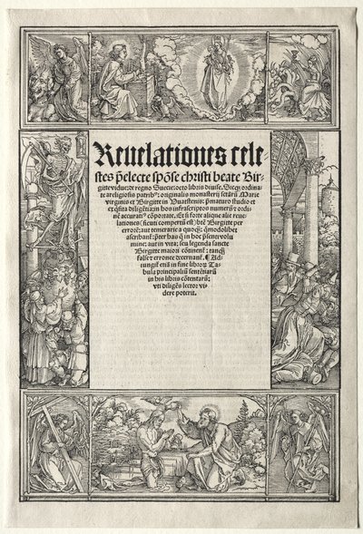 Grænse - med Kristi dåb af Albrecht Dürer