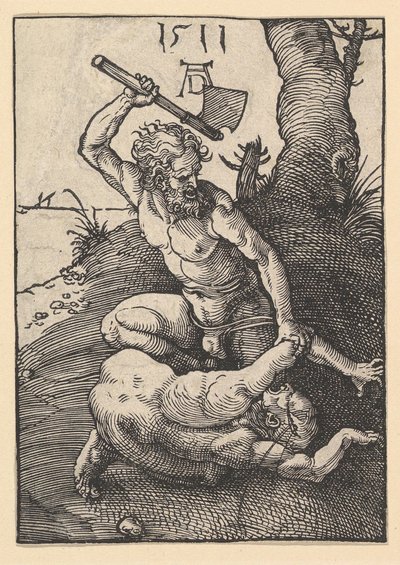Kain dræber Abel, 1511. af Albrecht Dürer