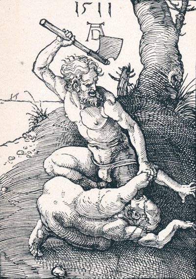 Kain dræber Abel, 1511 1906 af Albrecht Dürer
