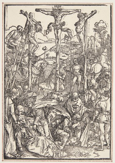 Golgata (beskedent træsnit) af Albrecht Dürer