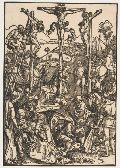 Golgata med de tre kors, ca. 1503. af Albrecht Dürer