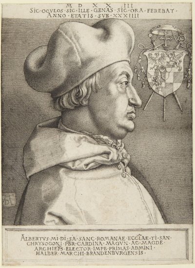 Kardinal Albrecht af Brandenburg af Albrecht Dürer