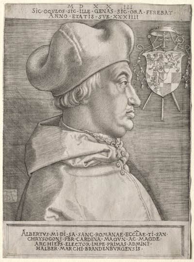 Kardinal Albrecht af Brandenburg - Den store tallerken af Albrecht Dürer