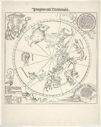 Himmelkort over den sydlige himmel (Imagines coeli meridionalis) af Albrecht Dürer