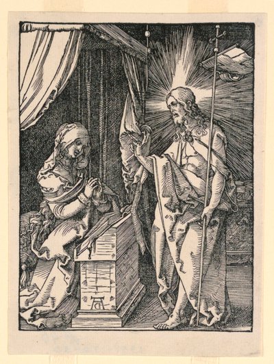 Kristus viser sig for sin mor af Albrecht Dürer