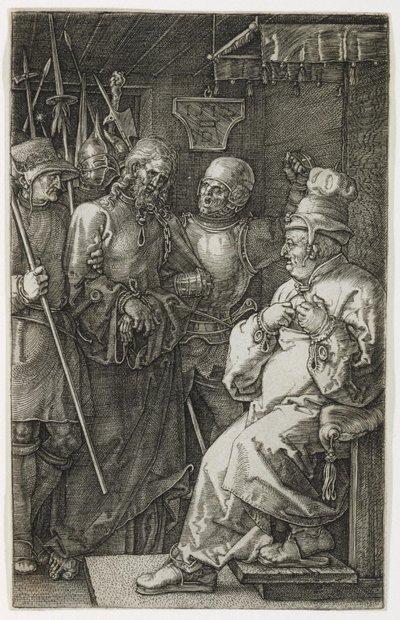 Kristus foran Kajfas af Albrecht Dürer