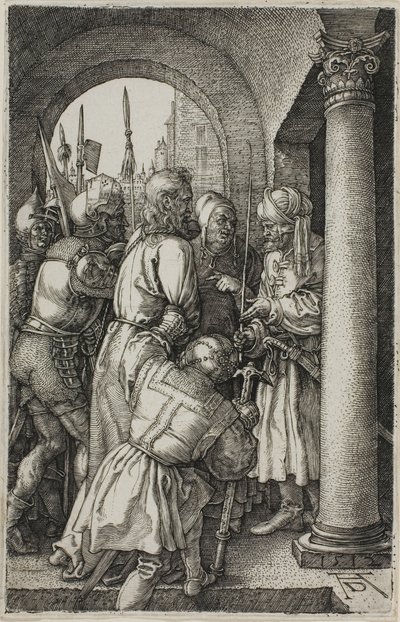 Kristus før Pilatus, fra Den indgraverede lidenskab af Albrecht Dürer
