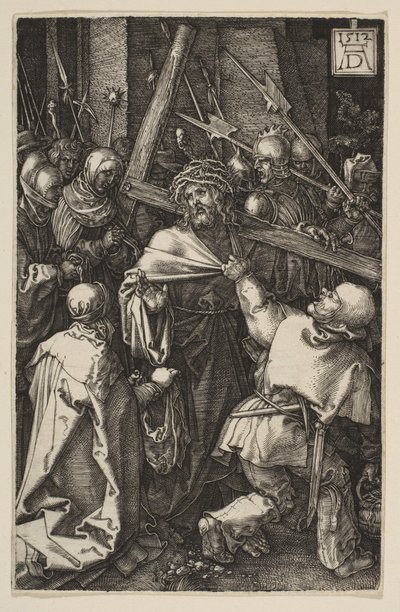 Kristus bærer korset, fra The Passion, 1512. af Albrecht Dürer