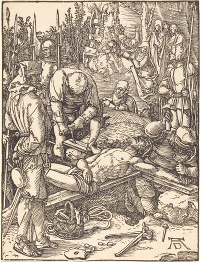 Kristus naglet til korset af Albrecht Dürer