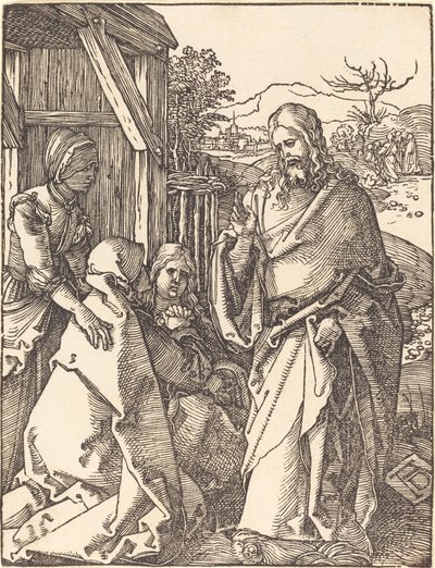 Kristus tager afsked fra sin mor af Albrecht Dürer