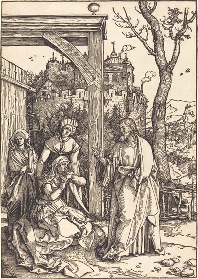 Kristus tager afsked fra sin mor af Albrecht Dürer
