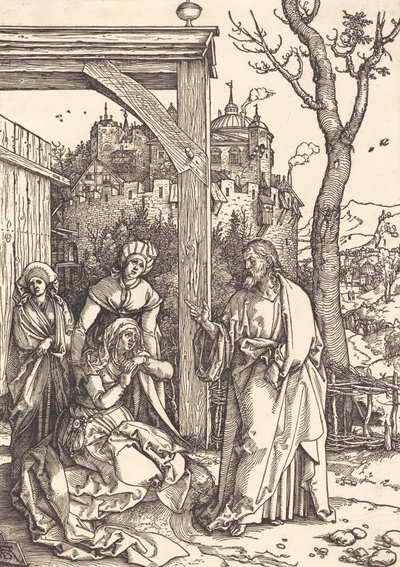 Kristus tager afsked fra sin mor, ca. 15041505. af Albrecht Dürer