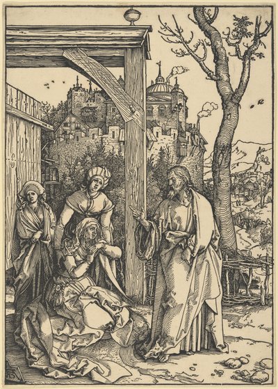 Kristus tager afsked med sin mor, fra Jomfru Marias liv af Albrecht Dürer